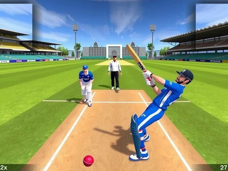 Mega Stars VR Cricket Gameplay